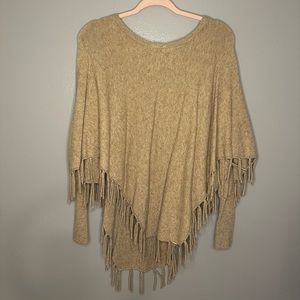 Long sleeve poncho